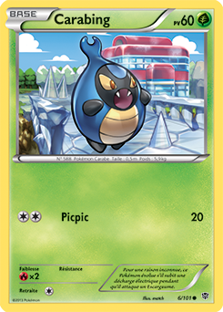 Carte Pokémon Commune Carabing 6/101 de la série Explosion Plasma