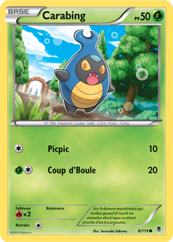 Carte Pokémon Carabing 8/119 de la série Vigueur Spectrale en vente au meilleur prix