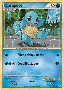 Carte Pokémon Carapuce 63/95 de la série Déchaînement en vente au meilleur prix