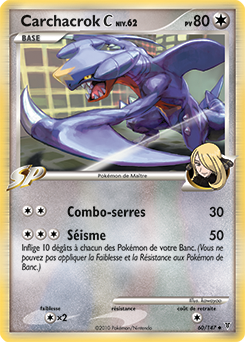 Carte Pokémon Carchacrok 60/147 de la série Vainqueurs Suprêmes en vente au meilleur prix