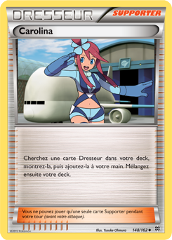 Carte Pokémon Peu commune Carolina 148/162 de la série Impulsion Turbo