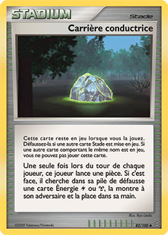 Carte Pokémon Peu commune Carrière conductrice 82/100 de la série Tempête