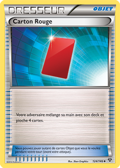 Carte Pokémon Carton Rouge 124/146 de la série X&Y en vente au meilleur prix