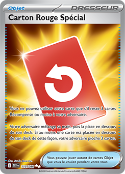 Carte Pokémon Carton Rouge Spécial 113/86 de la série Chaos Ascendant en vente au meilleur prix