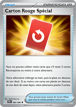 Carte Pokémon Carton Rouge Spécial 82/86 de la série Chaos Ascendant en vente au meilleur prix