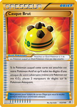 Carte Pokémon Casque Brut 153/149 de la série Frantières Franchies en vente au meilleur prix