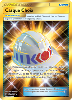 Carte Pokémon Casque Choix 229/214 de la série Tonnerre Perdu en vente au meilleur prix