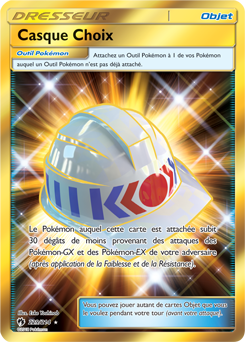 Carte Pokémon Objet Gold SL Casque Choix 229/214 de la série Tonnerre Perdu