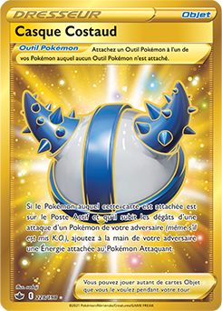 Carte Pokémon Casque Costaud 228/198 de la série Règne de Glace en vente au meilleur prix