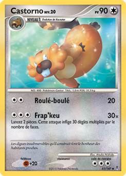 Carte Pokémon Castorno 51/147 de la série Vainqueurs Suprêmes en vente au meilleur prix