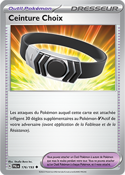 Carte Pokémon Ceinture Choix 176/193 de la série Évolutions à Paldea en vente au meilleur prix