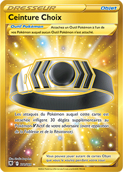 Carte Pokémon Ceinture Choix 211/189 de la série Astres Radieux en vente au meilleur prix