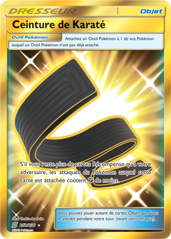 Carte Pokémon Objet Gold SL Ceinture de Karaté 252/236 de la série Harmonie des Esprits