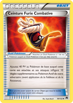 Carte Pokémon Ceinture Furie Combative 99/122 de la série Rupture Turbo en vente au meilleur prix