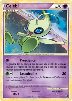 Carte Pokémon Celebi 3/102 de la série Triomphe en vente au meilleur prix