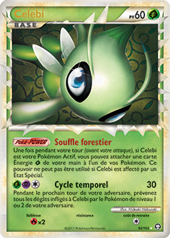 Carte Pokémon Celebi 92/102 de la série Triomphe en vente au meilleur prix