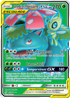 Carte Pokémon Celebi Florizarre GX 159/181 de la série Duo de Choc en vente au meilleur prix