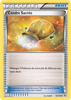 Carte Pokémon Cendre Sacrée 96/106 de la série Étincelle en vente au meilleur prix