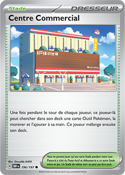 Carte Pokémon Communes Centre Commercial 196/197 de la série Flammes Obsidiennes