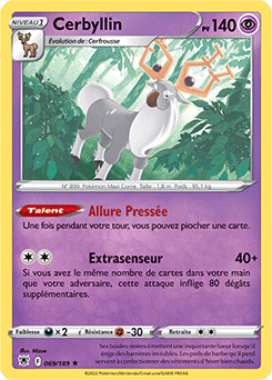 Carte Pokémon Cerbyllin 069/189 de la série Astres Radieux en vente au meilleur prix