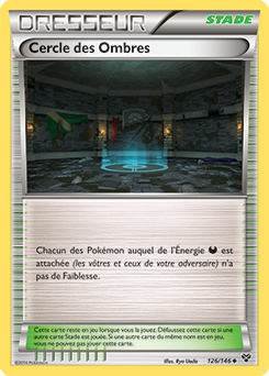 Carte Pokémon Peu commune Cercle des Ombres 126/146 de la série X&Y