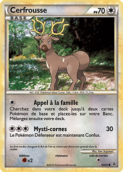 Carte Pokémon Cerfrousse 64/95 de la série Déchaînement en vente au meilleur prix