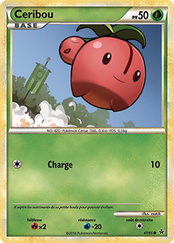 Carte Pokémon Commune Ceribou 47/95 de la série Déchaînement