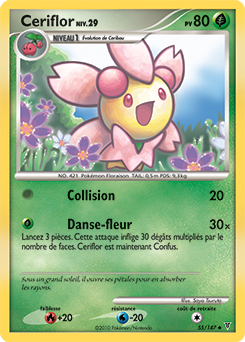 Carte Pokémon Ceriflor 55/147 de la série Vainqueurs Suprêmes en vente au meilleur prix