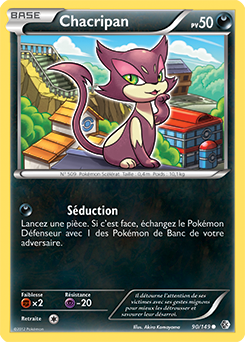 Carte Pokémon Chacripan 90/149 de la série Frantières Franchies en vente au meilleur prix