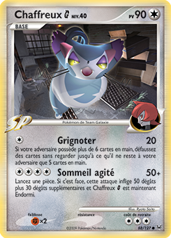 Carte Pokémon Chaffreux 88/127 de la série Platine en vente au meilleur prix