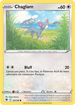 Carte Pokémon Chaglam 127/189 de la série Astres Radieux en vente au meilleur prix