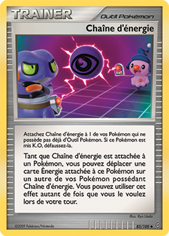 Carte Pokémon Chaîne d'énergie 83/100 de la série Tempête en vente au meilleur prix