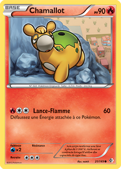 Carte Pokémon Commune Chamallot 21/149 de la série Frantières Franchies
