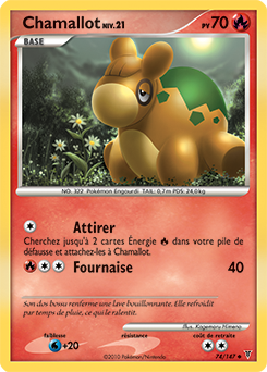 Carte Pokémon Chamallot 74/147 de la série Vainqueurs Suprêmes en vente au meilleur prix