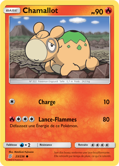 Carte Pokémon Commune Chamallot 23/236 de la série Harmonie des Esprits