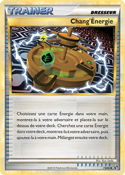 Carte Pokémon Peu commune Chang'Énergie 73/90 de la série Indomptable