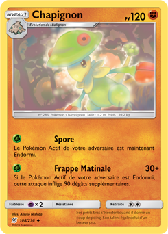 Carte Pokémon Chapignon 108/236 de la série Harmonie des Esprits en vente au meilleur prix