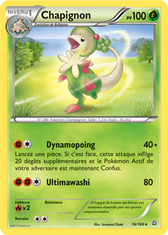 Carte Pokémon Chapignon 16/160 de la série Primo Choc en vente au meilleur prix