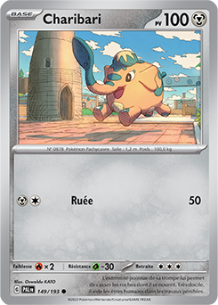 Carte Pokémon Charibari 149/193 de la série Évolutions à Paldea en vente au meilleur prix