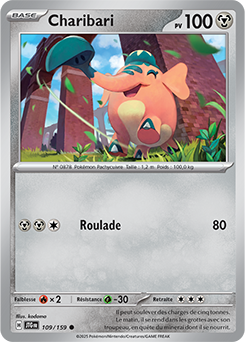Carte Pokémon Communes Charibari 109/159 de la série Aventures Ensemble