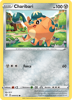 Carte Pokémon Charibari 049/072 de la série Destinées Radieuses en vente au meilleur prix