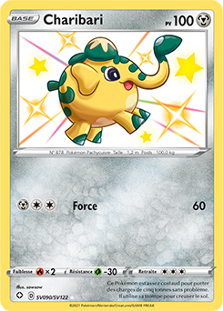 Carte Pokémon Charibari SV090/SV122 de la série Destinées Radieuses en vente au meilleur prix
