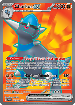 Carte Pokémon Charkos ex 100/84 de la série Nuit Noire en vente au meilleur prix
