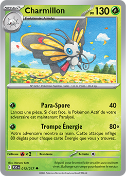 Carte Pokémon Charmillon 13/217 de la série Héros Transcendants en vente au meilleur prix