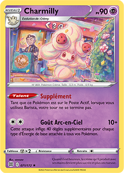 Carte Pokémon Rare Charmilly 071/172 de la série Stars Étincelantes