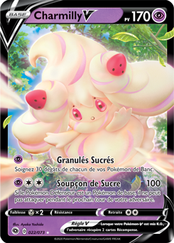 Carte Pokémon Charmilly V 022/073 de la série La Voie du Maître en vente au meilleur prix