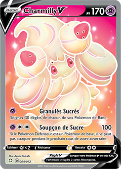 Carte Pokémon Charmilly V 064/072 de la série Destinées Radieuses en vente au meilleur prix