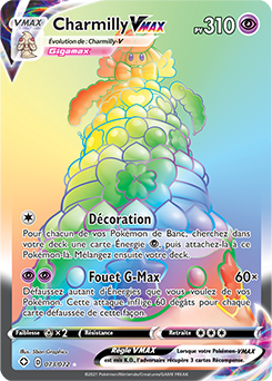Carte Pokémon Charmilly VMAX 073/072 de la série Destinées Radieuses en vente au meilleur prix