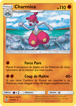 Carte Pokémon Rare Charmina 110/236 de la série Harmonie des Esprits