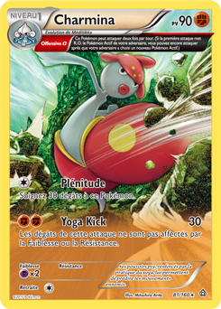 Carte Pokémon Rare Charmina 81/160 de la série Primo Choc